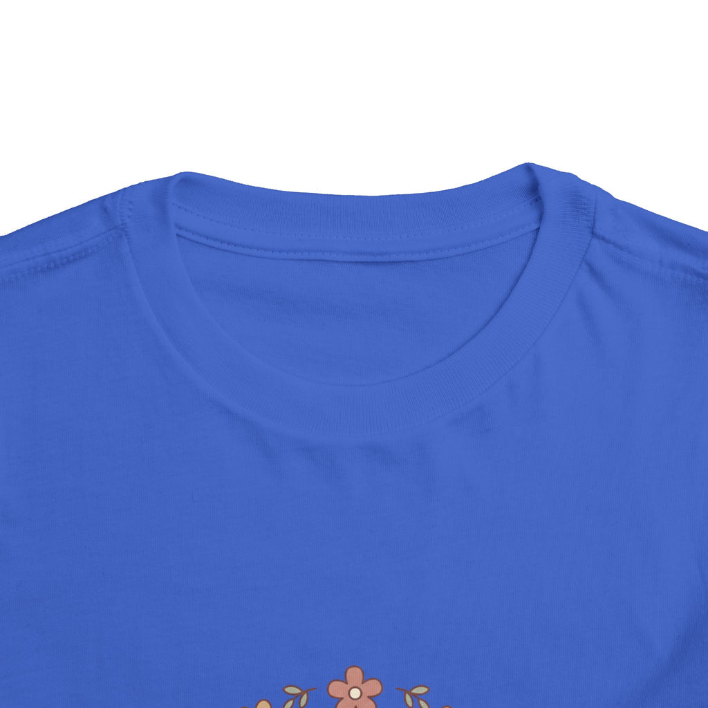 2T-5T Promoted to Big Sister Toddler Tee — Floral Announcement Shirt