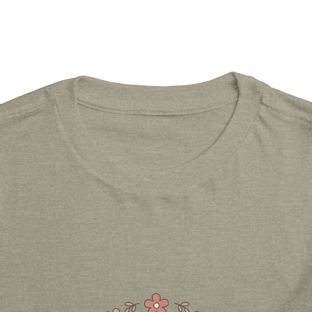 2T-5T Promoted to Big Sister Toddler Tee — Floral Announcement Shirt