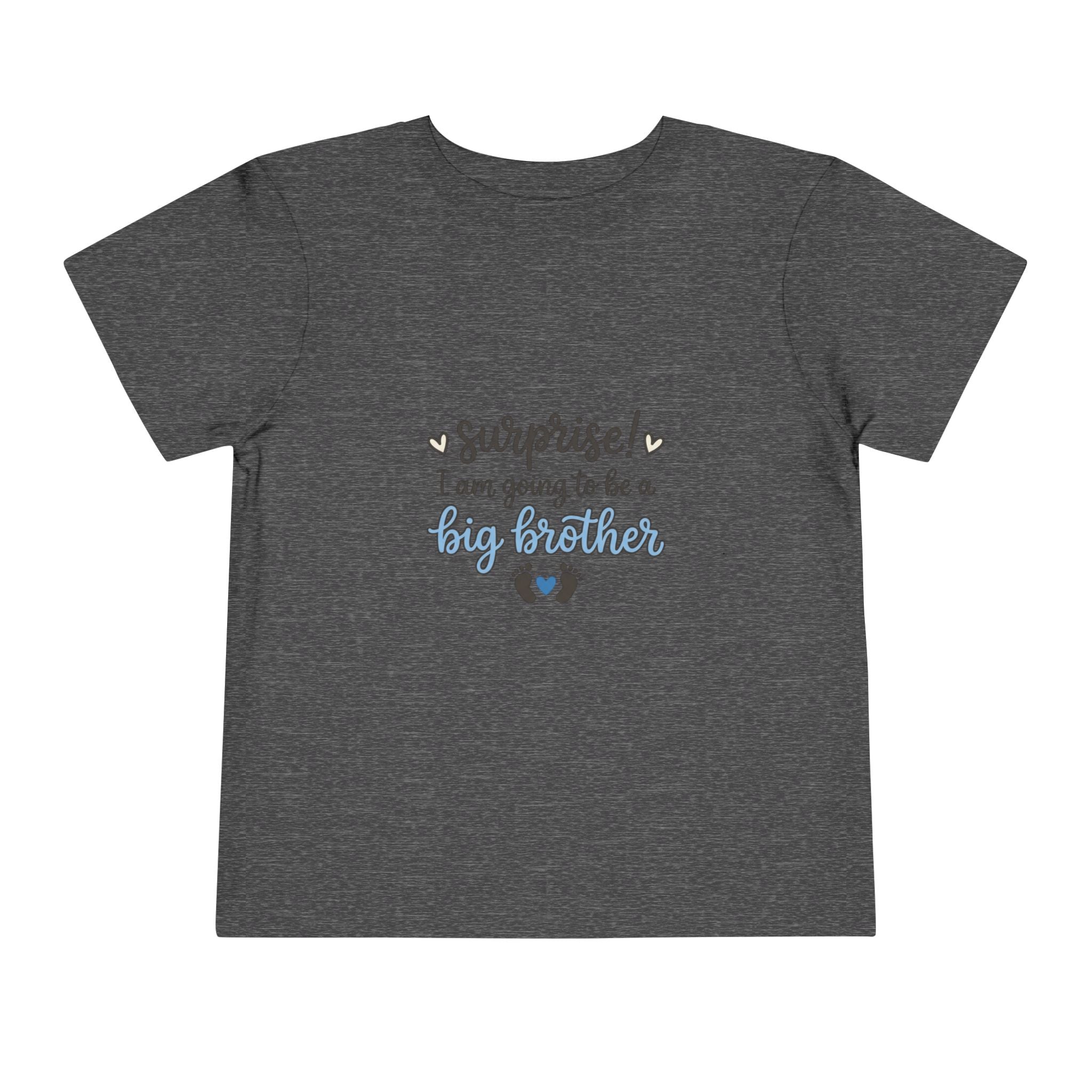 2T-5T Surprise! I'm Going to Be a Big Brother Toddler Tee