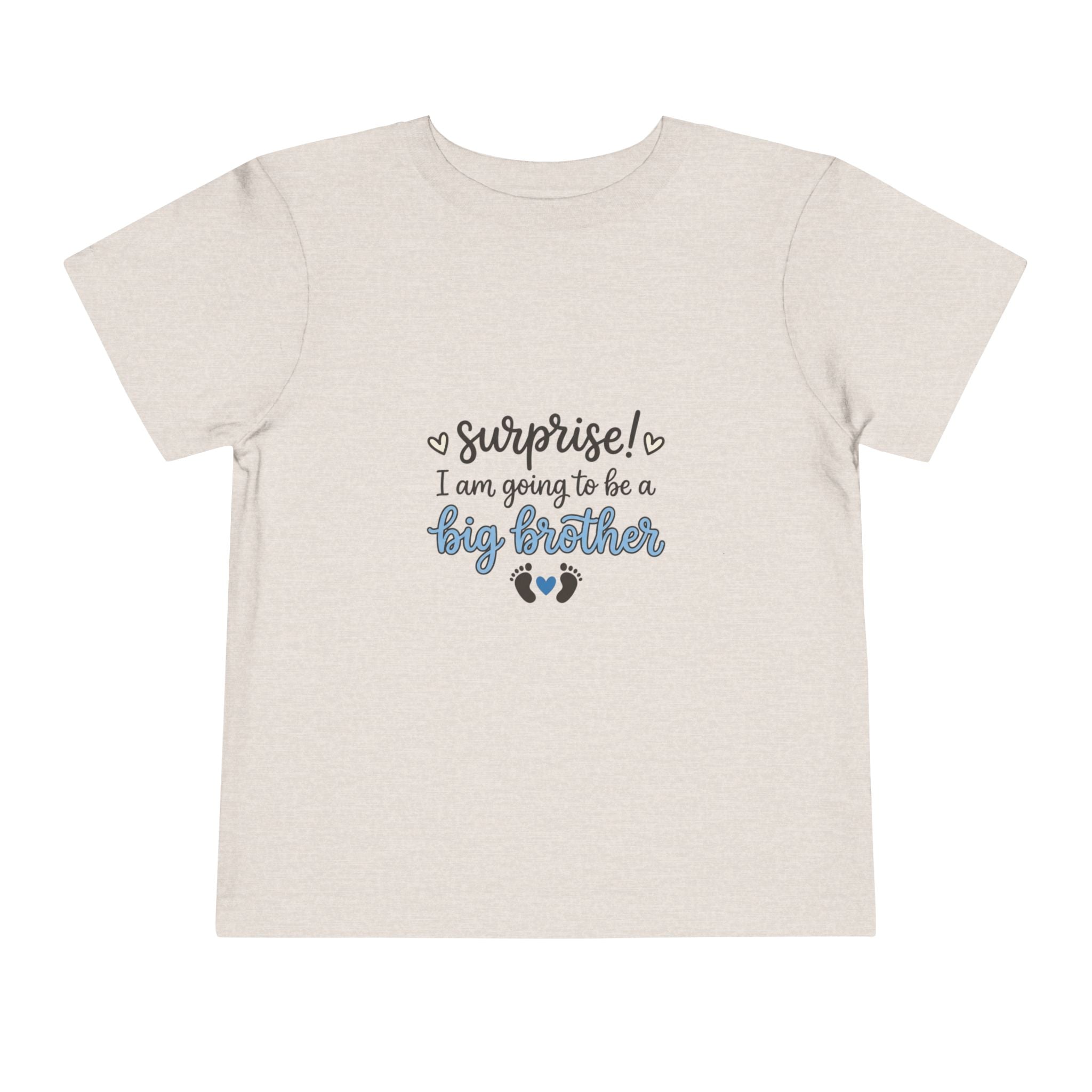 2T-5T Surprise! I'm Going to Be a Big Brother Toddler Tee
