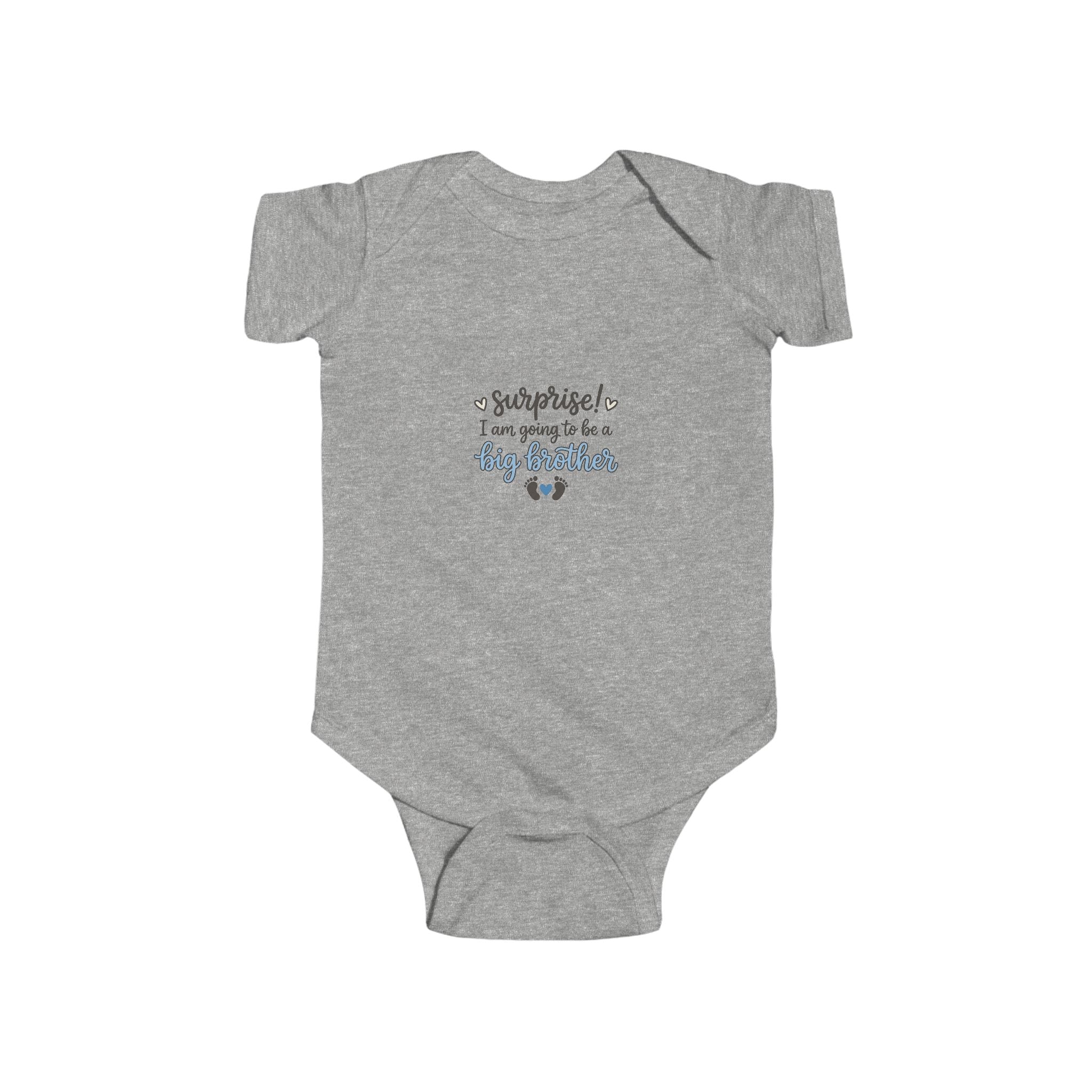 NB-24M Big Brother Announcement Infant Bodysuit – "Surprise! I'm Going to Be a Big Brother"