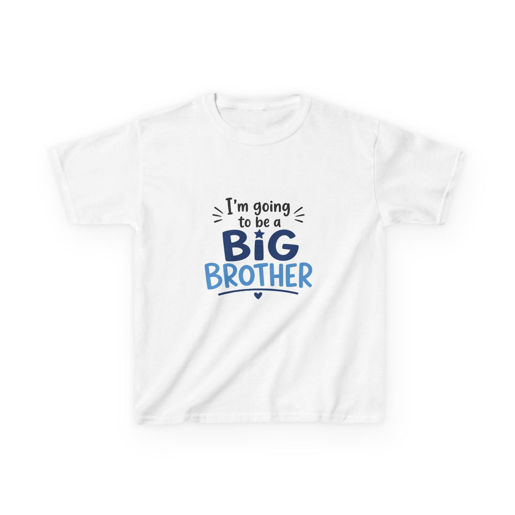 XS-XL Kids Tee — "I’m Going to Be a Big Brother" Announcement Shirt