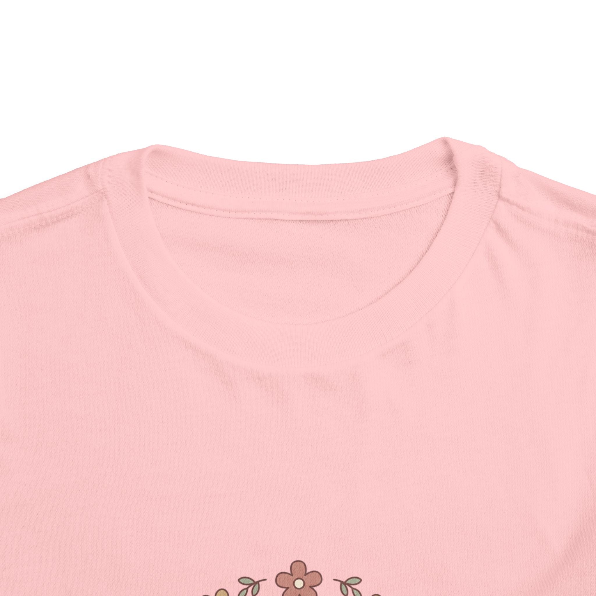 2T-5T Promoted to Big Sister Toddler Tee — Floral Announcement Shirt