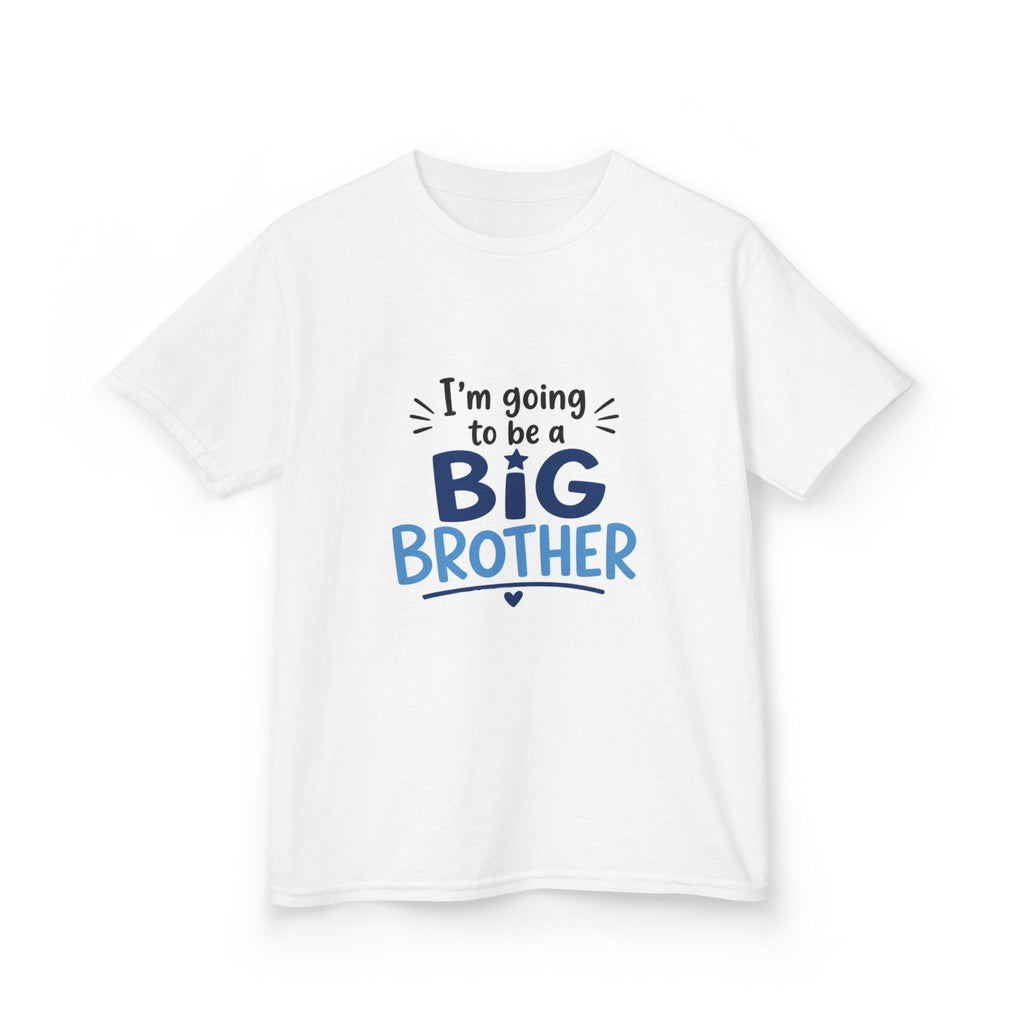 XS-XL Kids Tee — "I’m Going to Be a Big Brother" Announcement Shirt