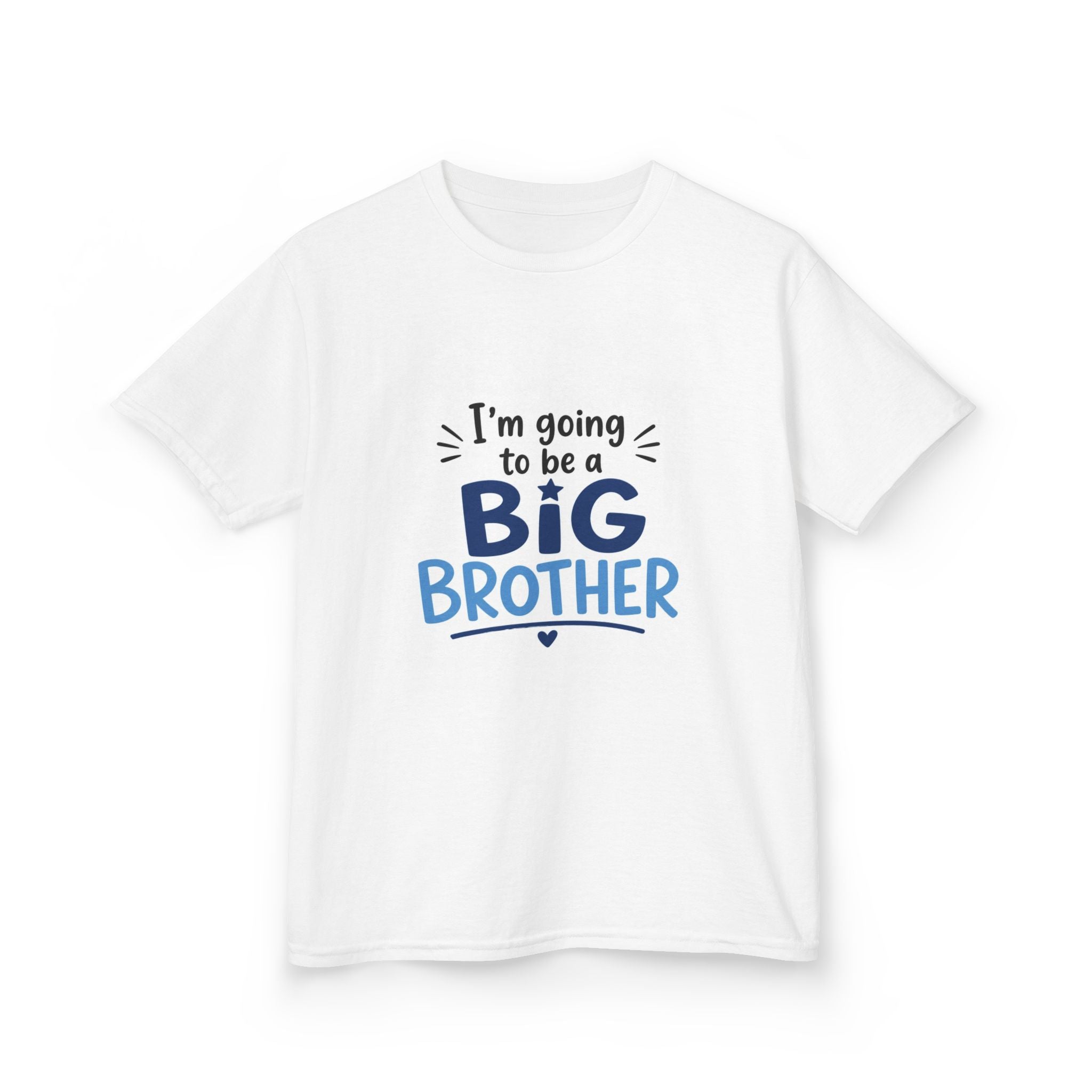 XS-XL Kids Tee — "I’m Going to Be a Big Brother" Announcement Shirt