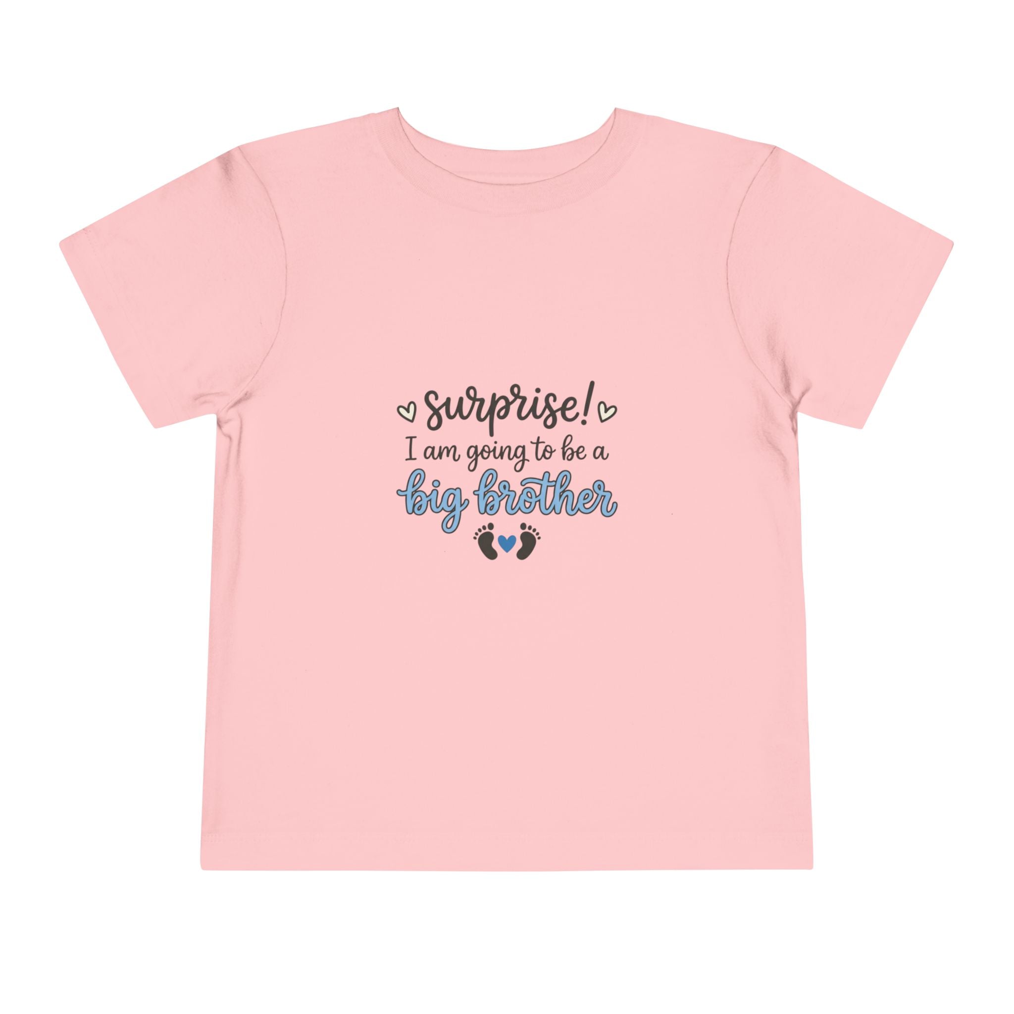 2T-5T Surprise! I'm Going to Be a Big Brother Toddler Tee