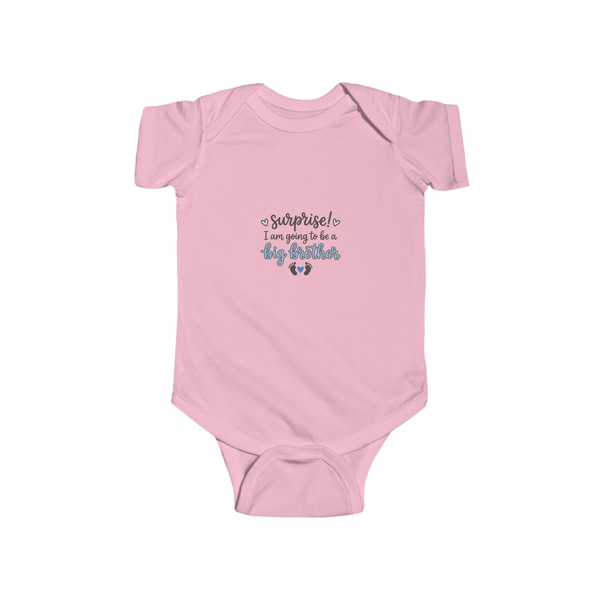 NB-24M Big Brother Announcement Infant Bodysuit – "Surprise! I'm Going to Be a Big Brother"