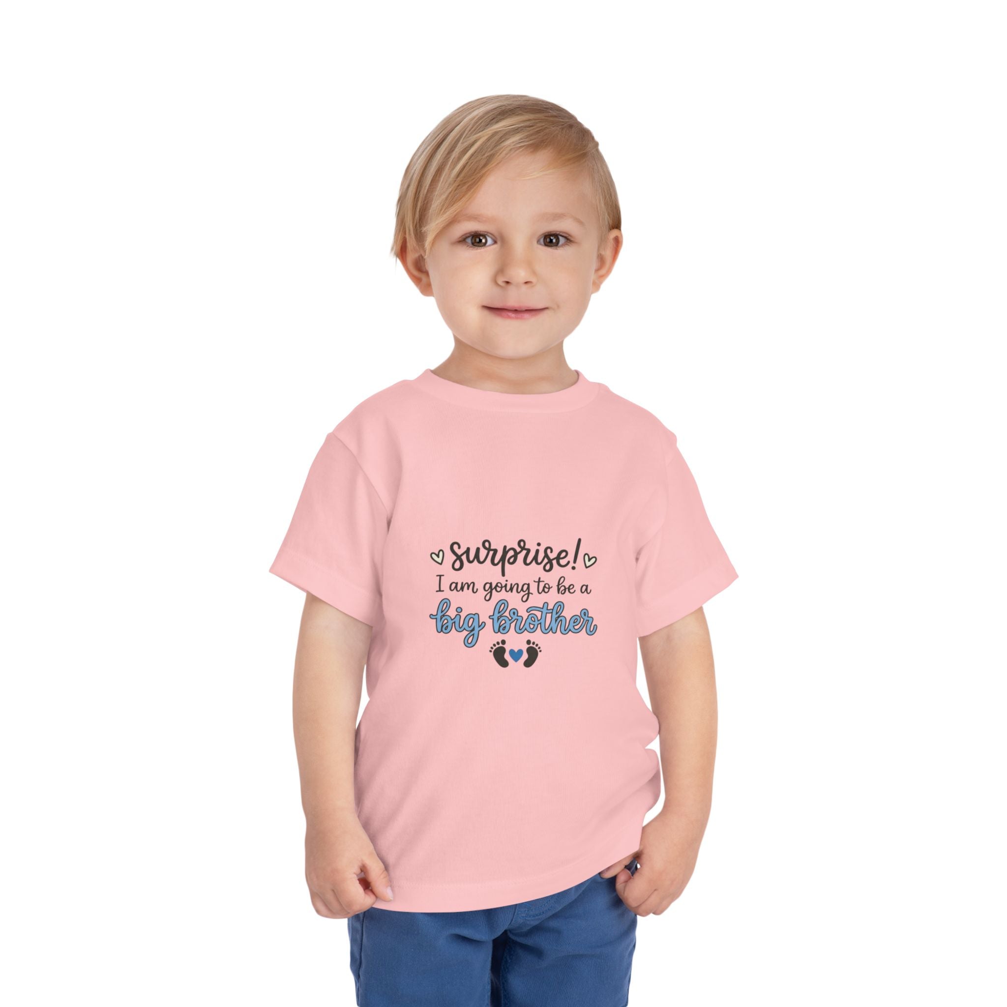 2T-5T Surprise! I'm Going to Be a Big Brother Toddler Tee