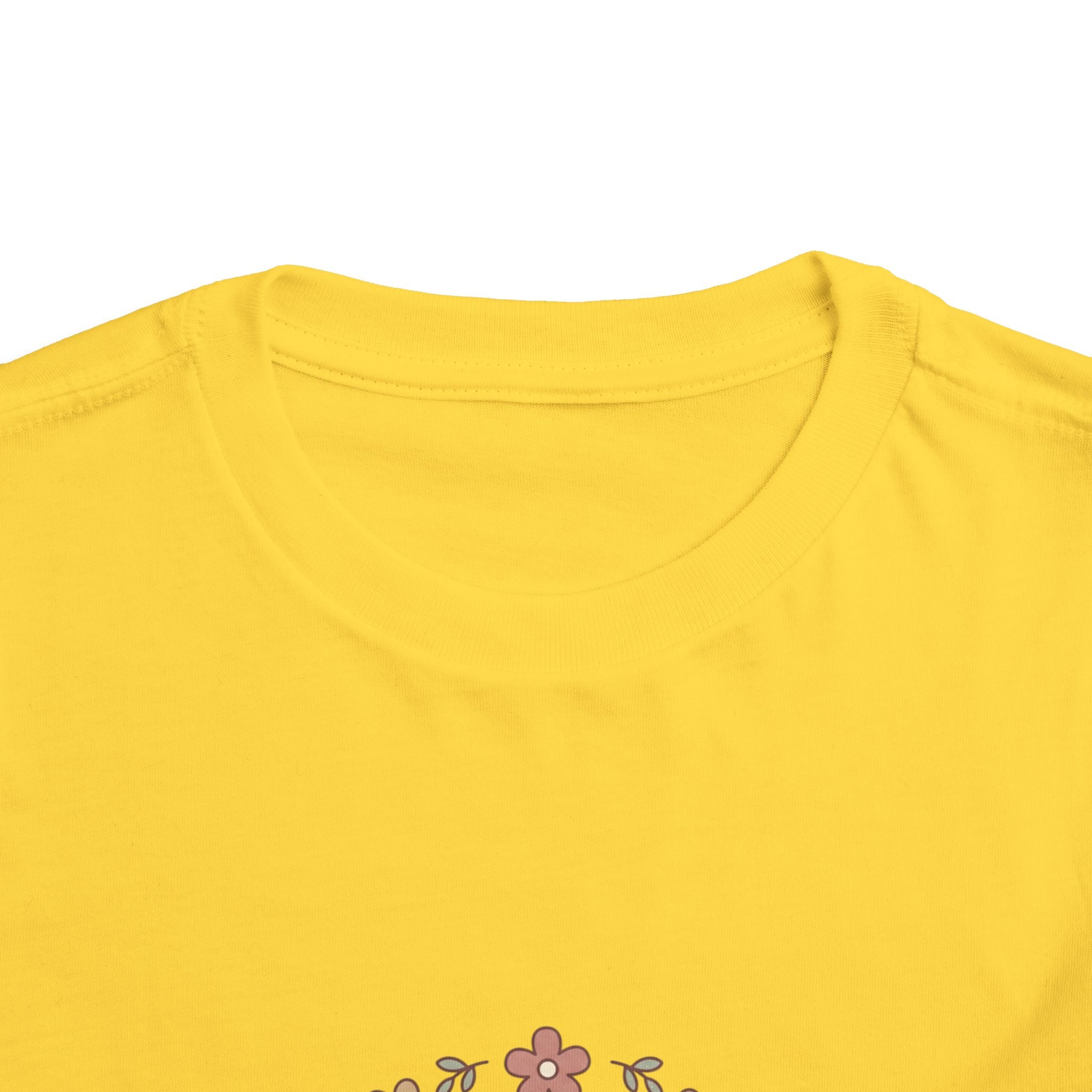2T-5T Promoted to Big Sister Toddler Tee — Floral Announcement Shirt