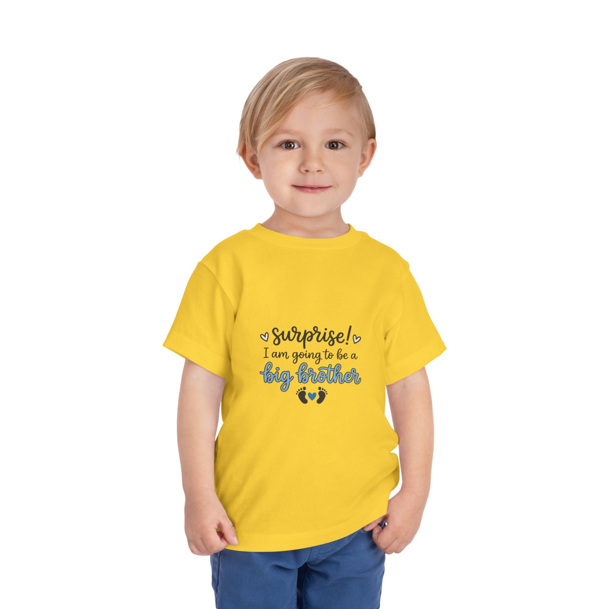 2T-5T Surprise! I'm Going to Be a Big Brother Toddler Tee