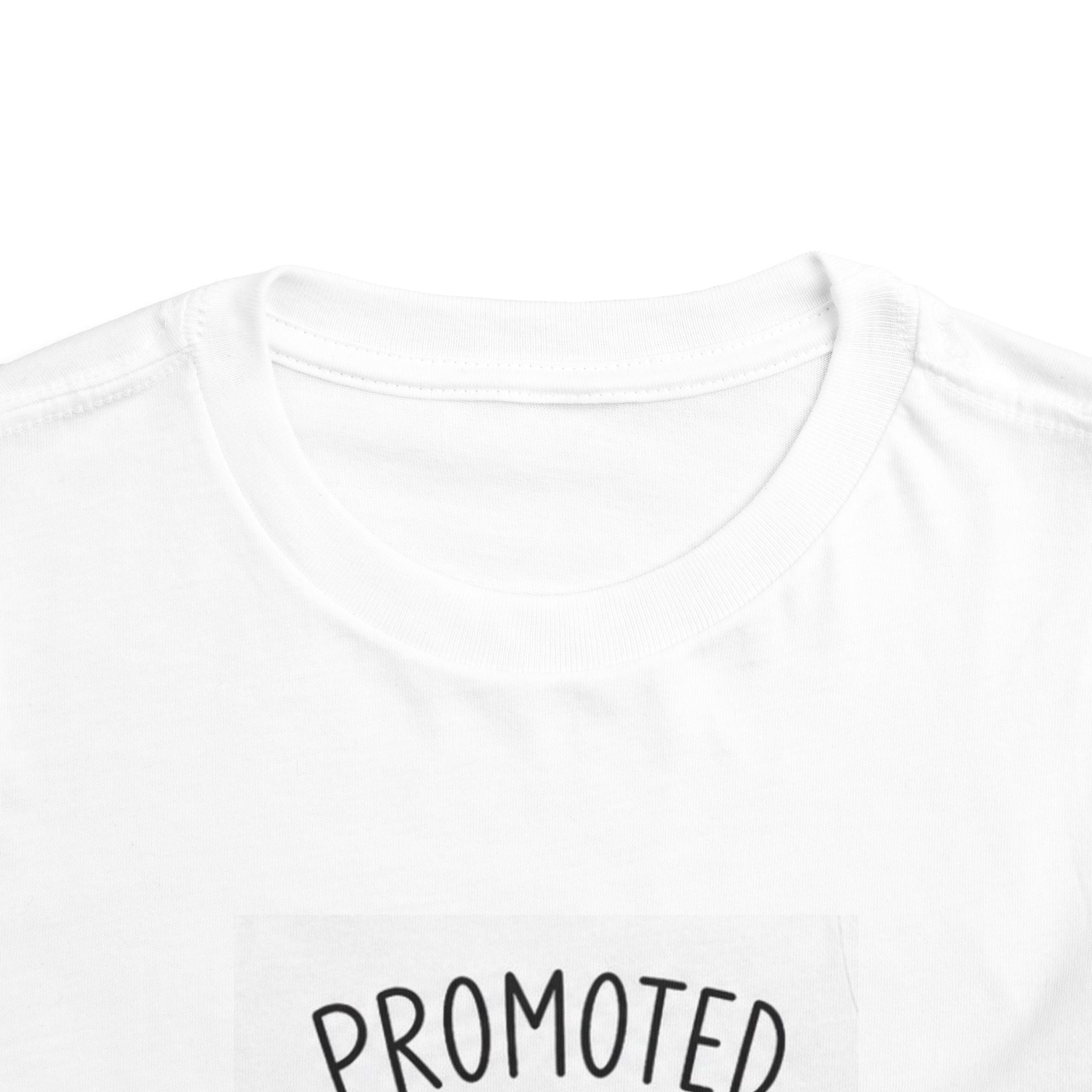 2T-5T Promoted to Big Sister Toddler Tee — "Promoted to Big Sister" Loading Announcement Shirt