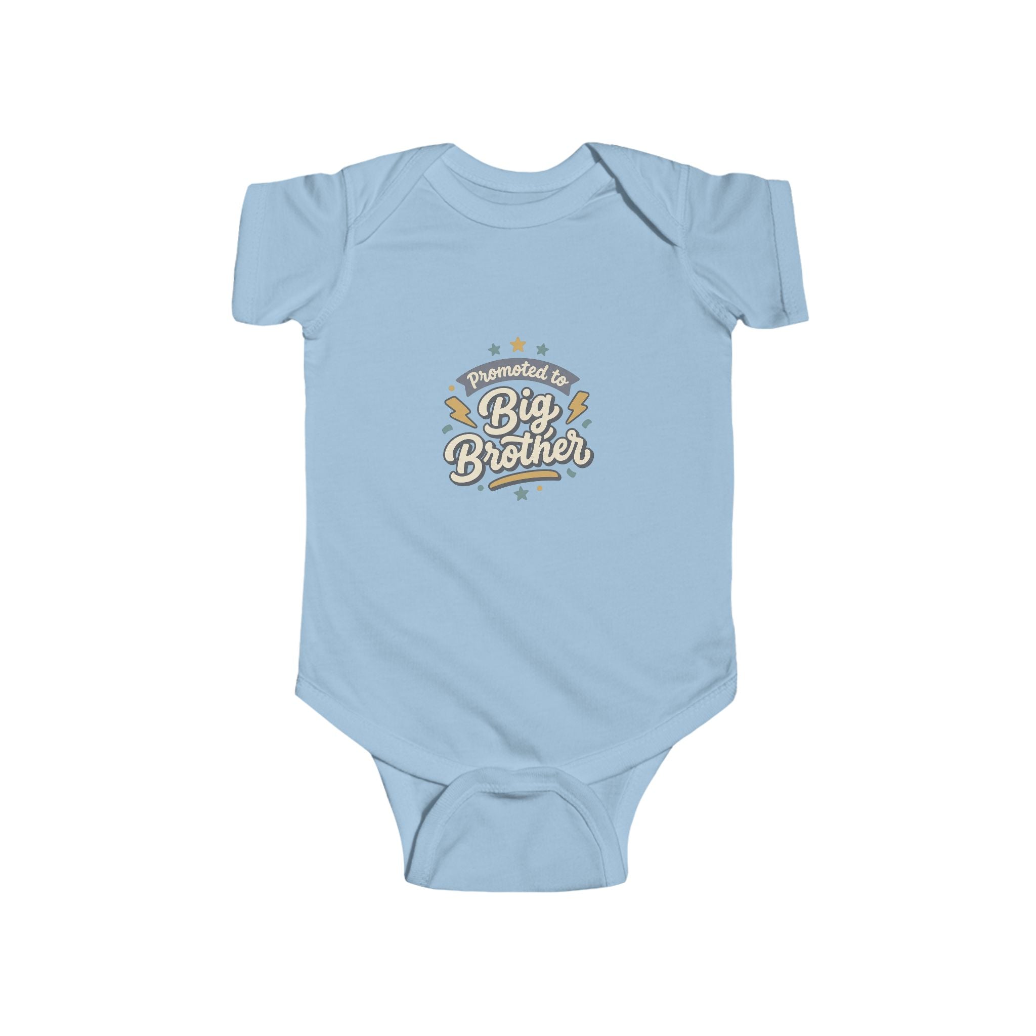 NB-24M Big Brother Infant Bodysuit - "Promoted to Big Brother" Cute Announcement Onesie