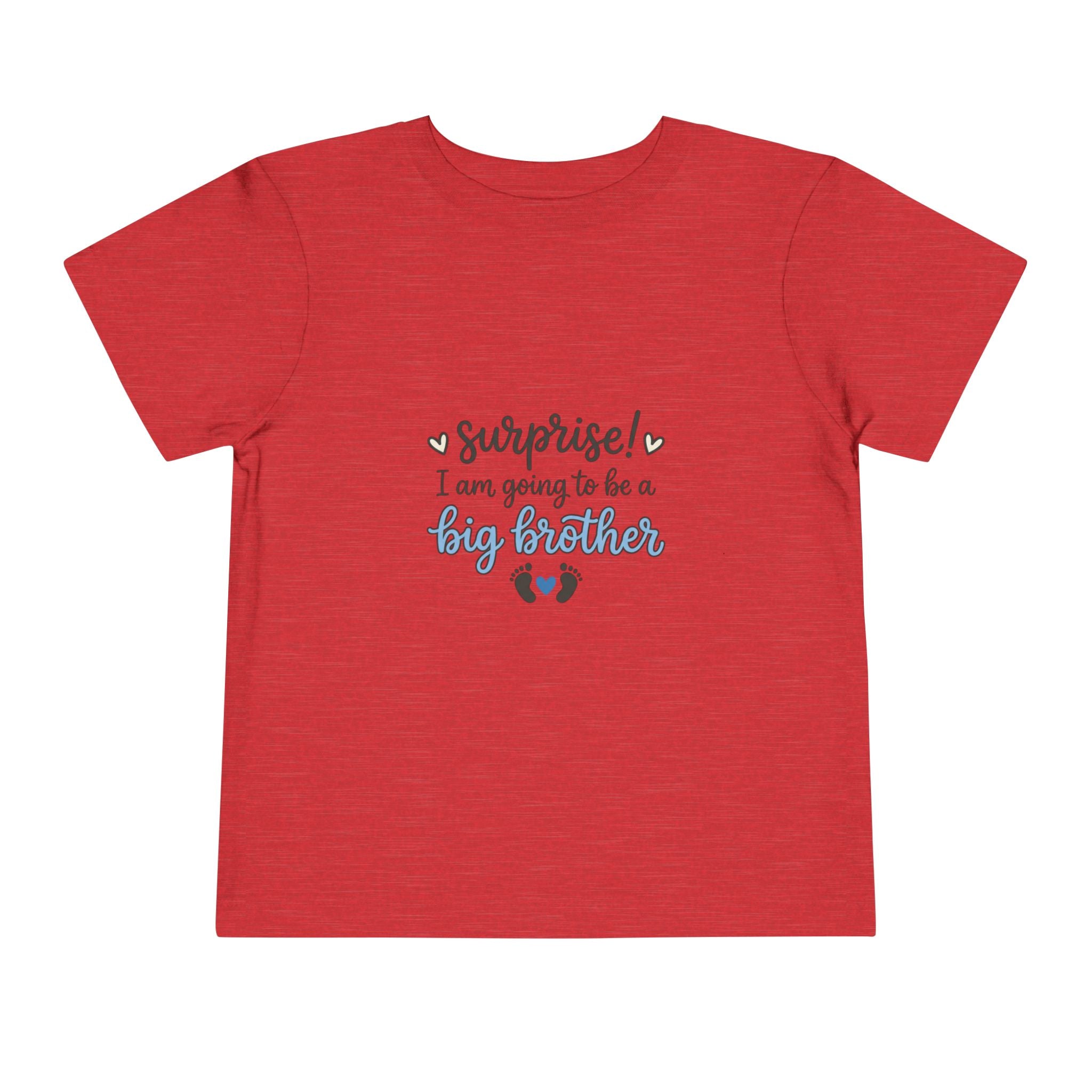 2T-5T Surprise! I'm Going to Be a Big Brother Toddler Tee