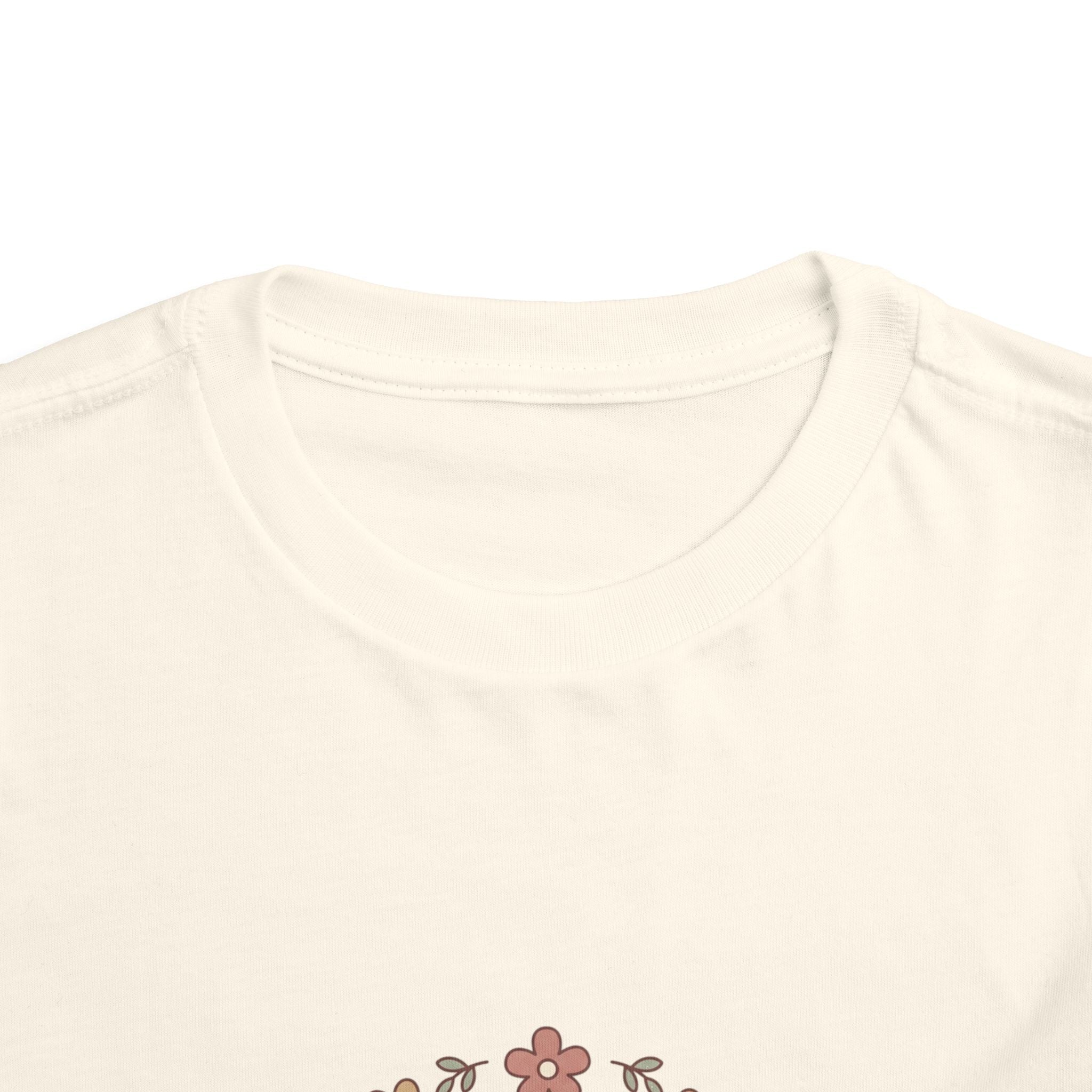 2T-5T Promoted to Big Sister Toddler Tee — Floral Announcement Shirt