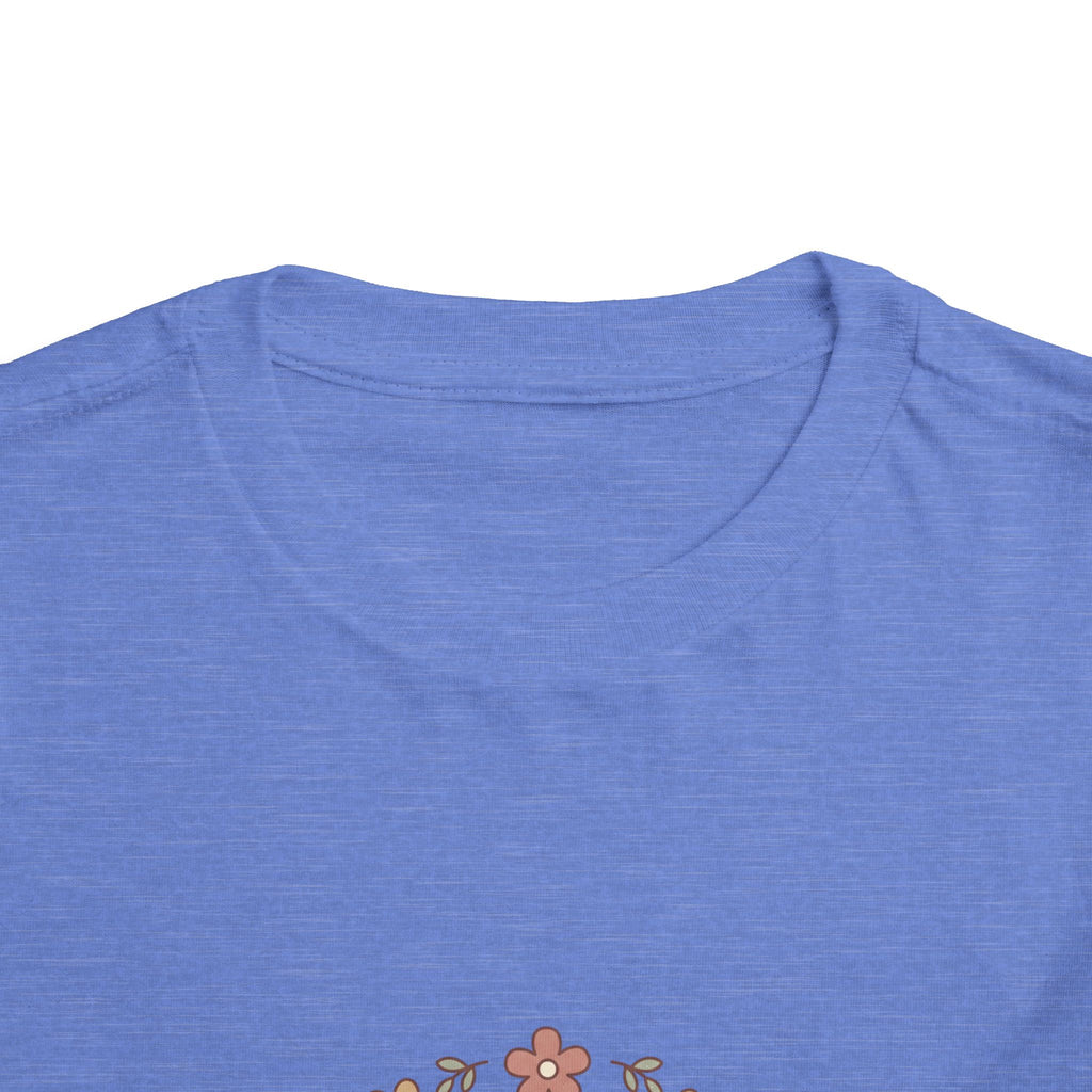 2T-5T Promoted to Big Sister Toddler Tee — Floral Announcement Shirt