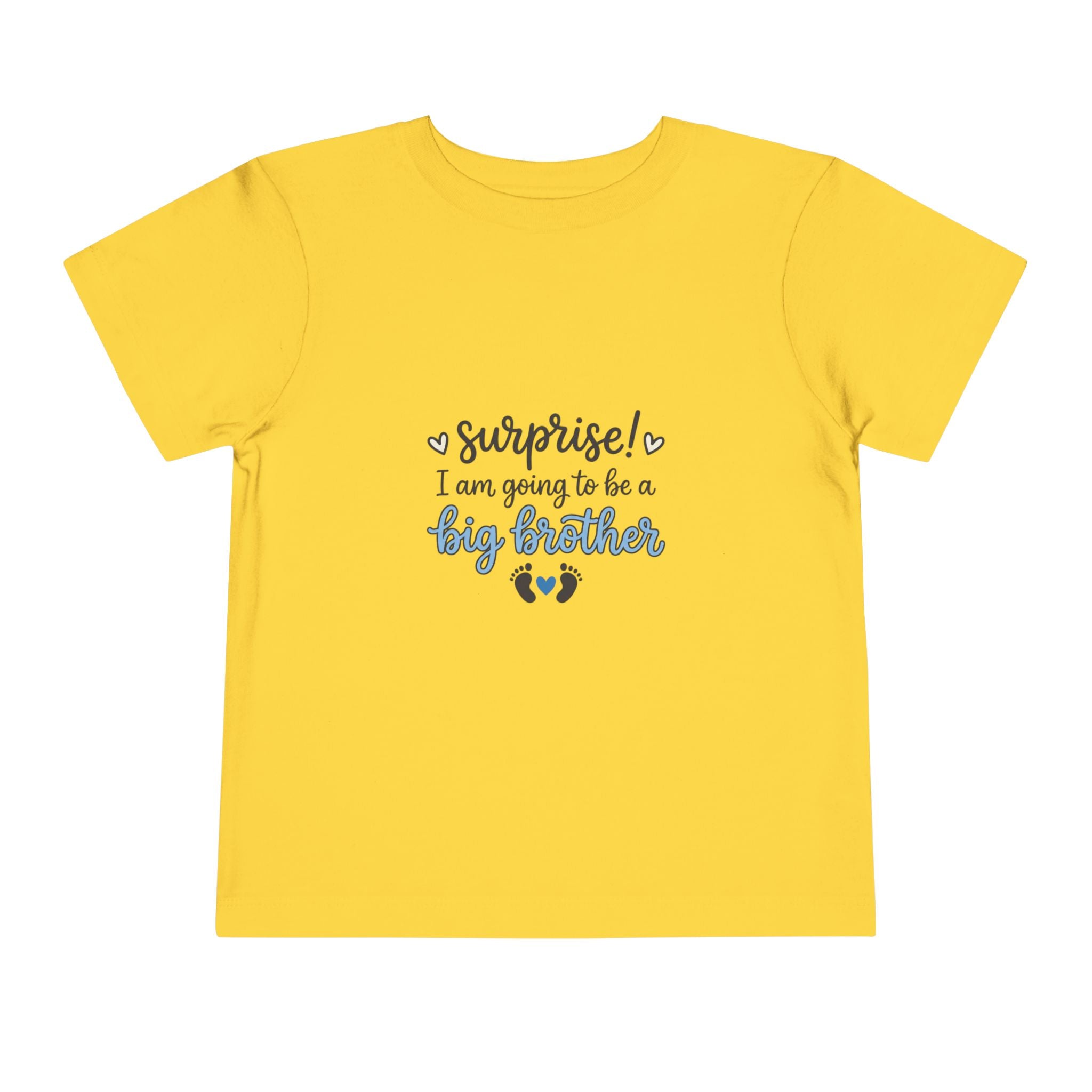 2T-5T Surprise! I'm Going to Be a Big Brother Toddler Tee