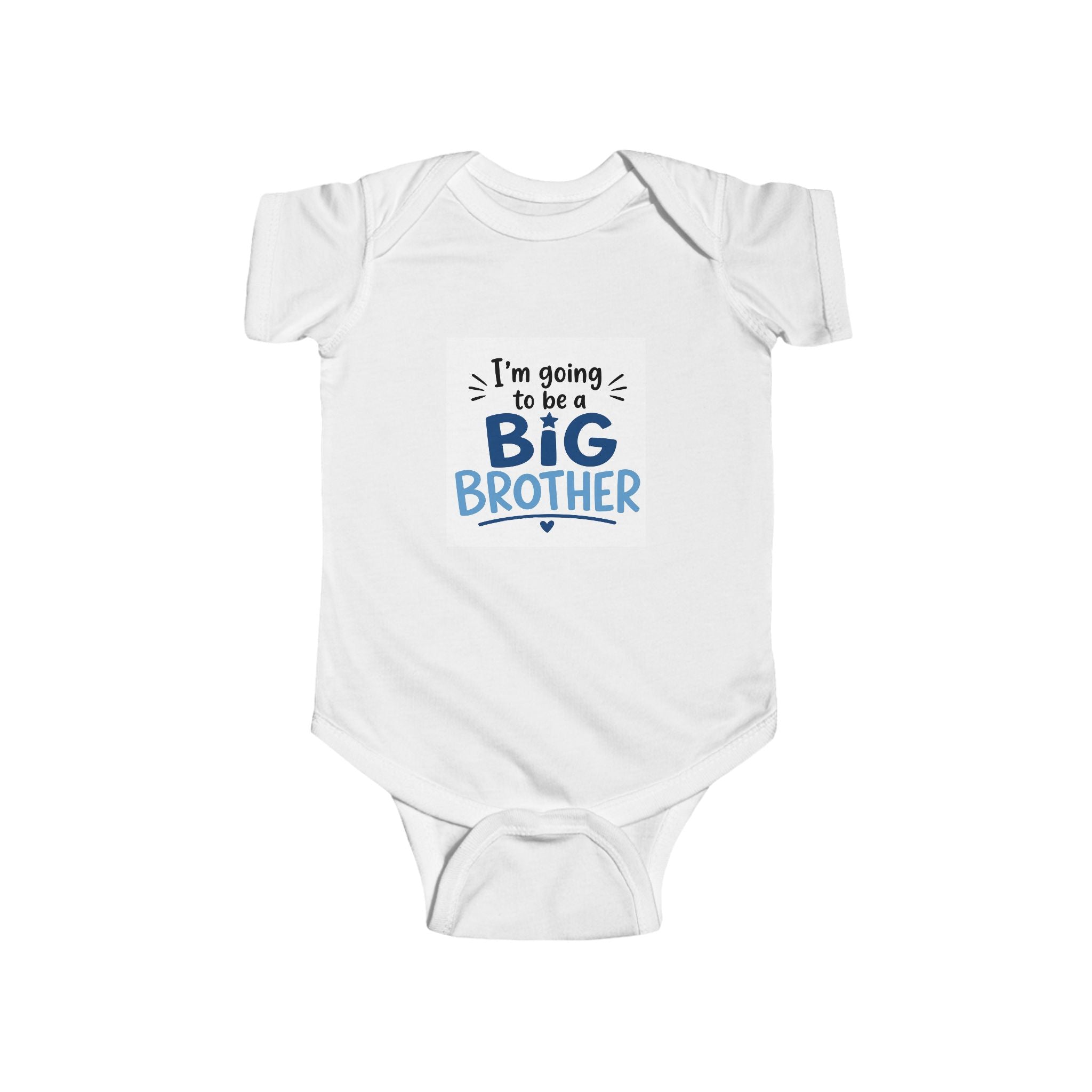 NB-24M Baby Bodysuit – “I’m Going to Be a Big Brother” Announcement Onesie