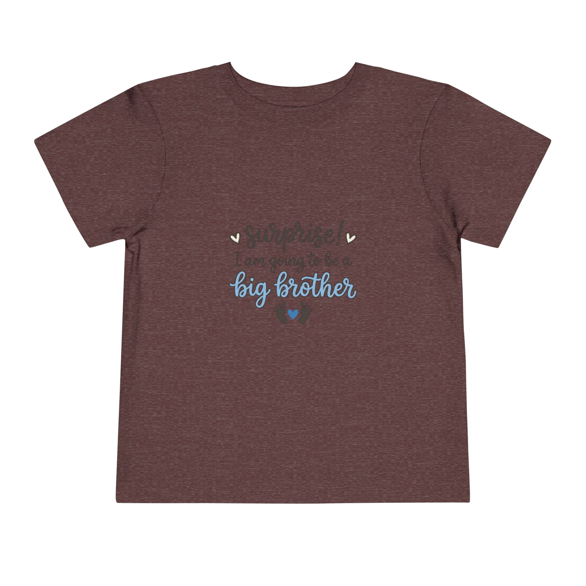 2T-5T Surprise! I'm Going to Be a Big Brother Toddler Tee