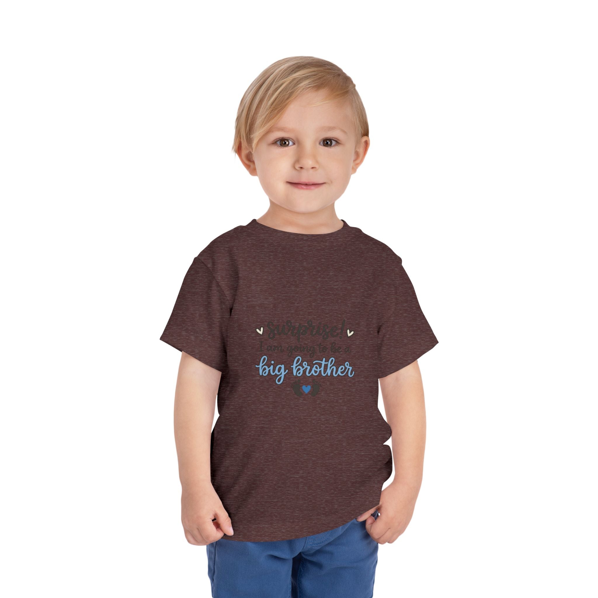 2T-5T Surprise! I'm Going to Be a Big Brother Toddler Tee