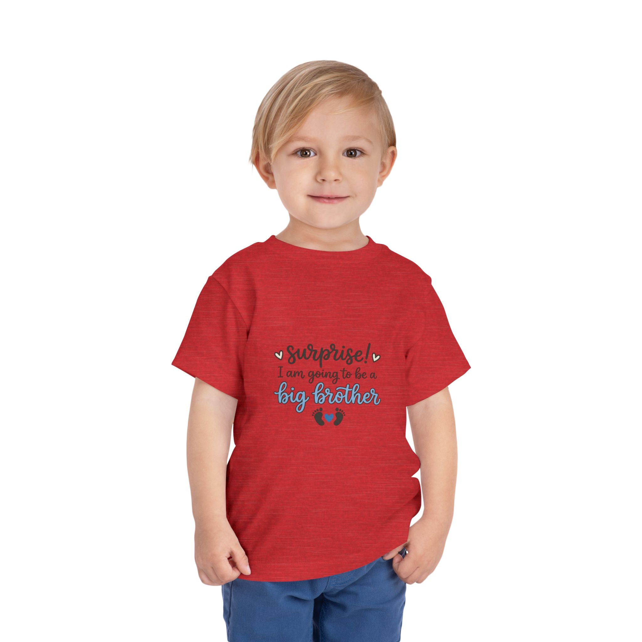 2T-5T Surprise! I'm Going to Be a Big Brother Toddler Tee