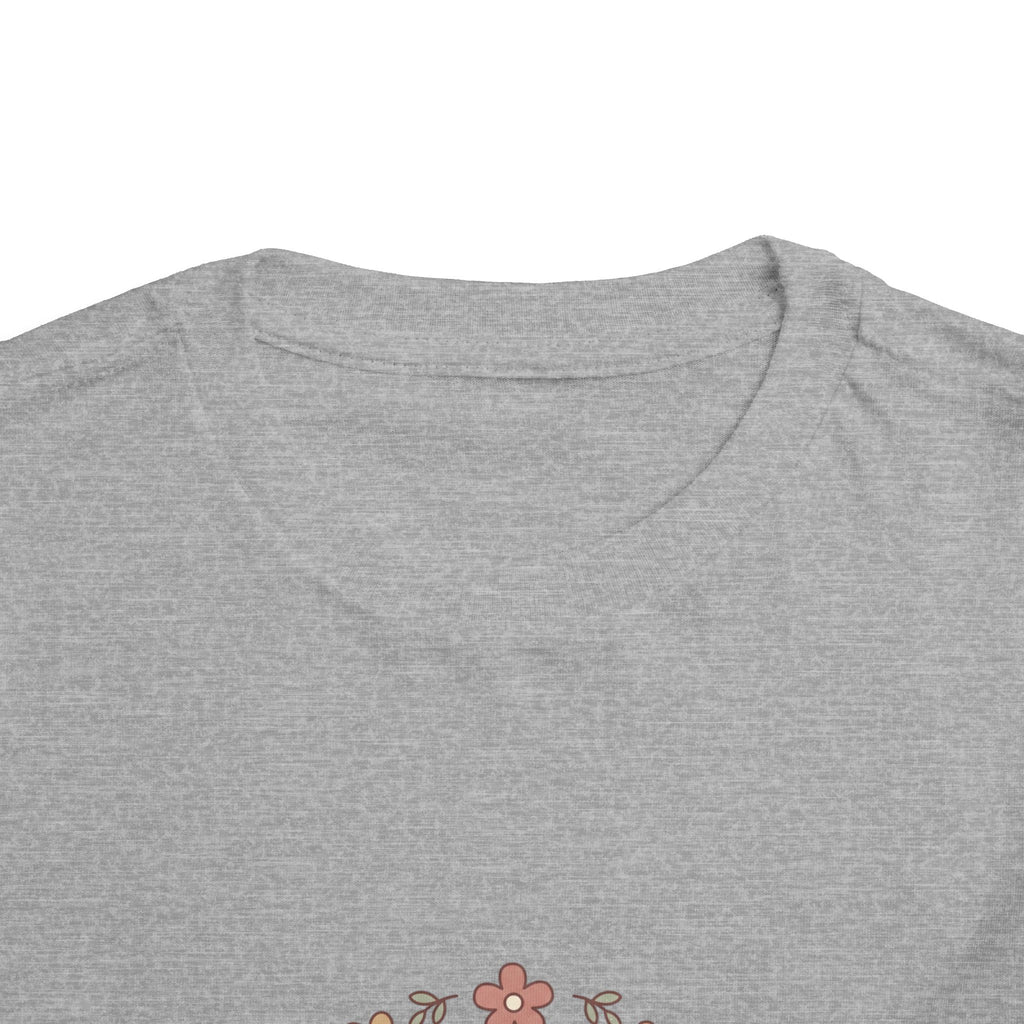 2T-5T Promoted to Big Sister Toddler Tee — Floral Announcement Shirt