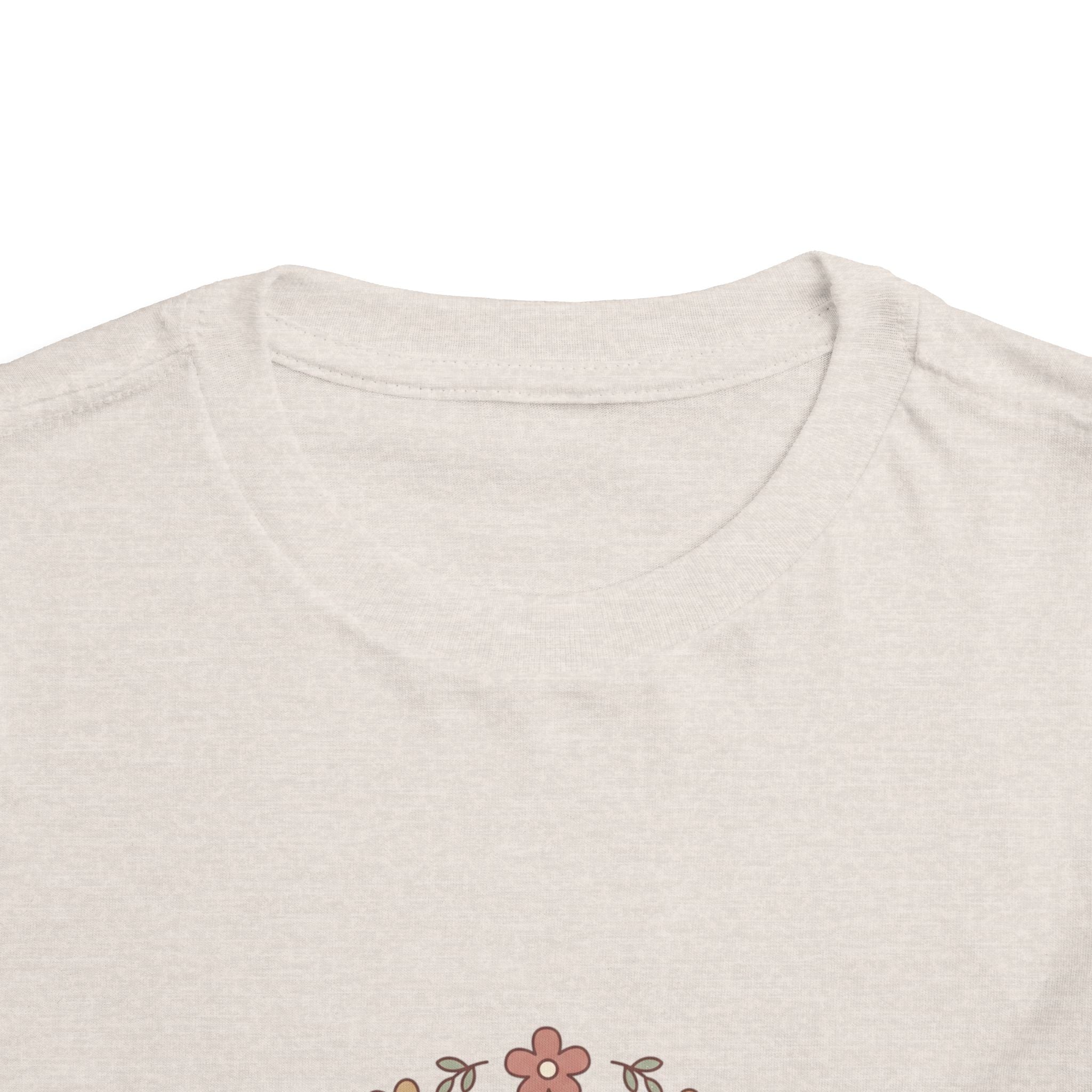 2T-5T Promoted to Big Sister Toddler Tee — Floral Announcement Shirt