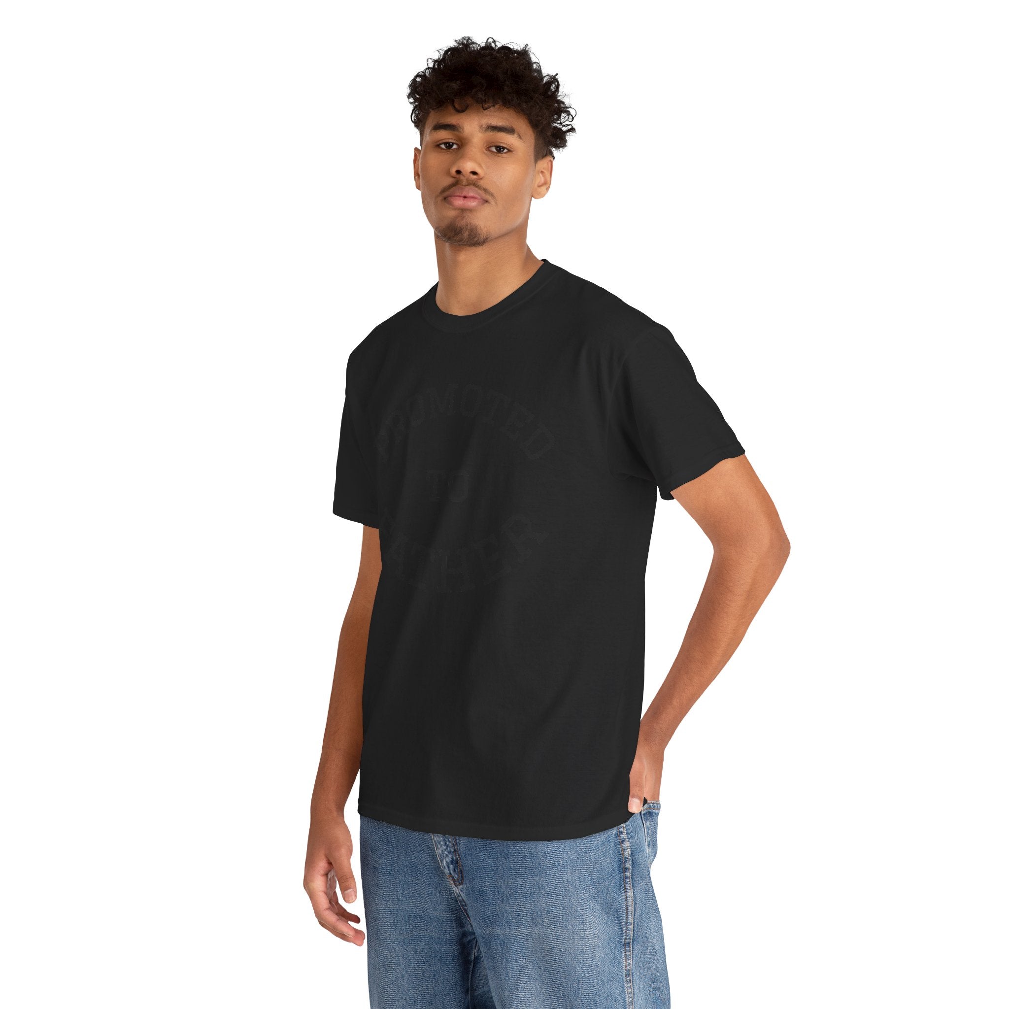 Promoted to Father Tee – New Dad Announcement T-Shirt