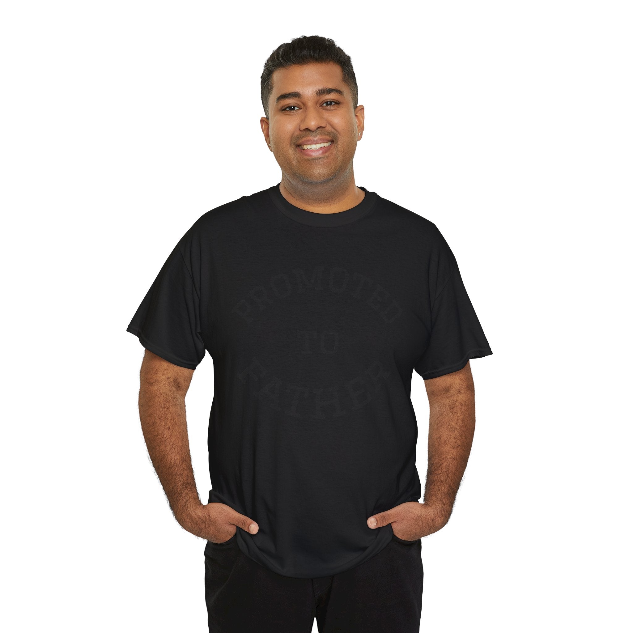 Promoted to Father Tee – New Dad Announcement T-Shirt